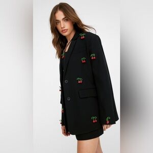 Nasty Gal Cherry 🍒 Blazer